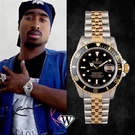 tupac uhr rolex|Tupac watch identification.